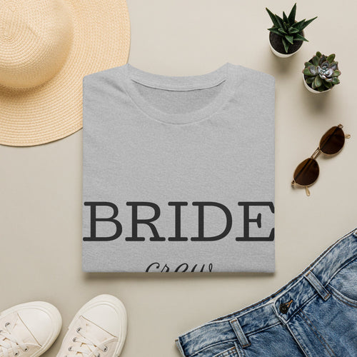 Bride Crew T-Shirt — Bridal Party Bachelorette Shirt with Heart