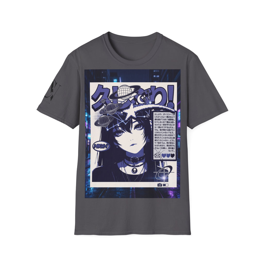 Anime Space Girl T-Shirt — Japanese Graphic Aesthetic Printify