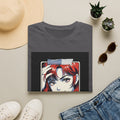 Anime Girl Portrait T-Shirt — Retro Redhead Illustration Tee Printify