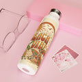 Slim Water Bottle – Retro "Beach Vibes" Surfing Sunset Stainless Bottle Printify