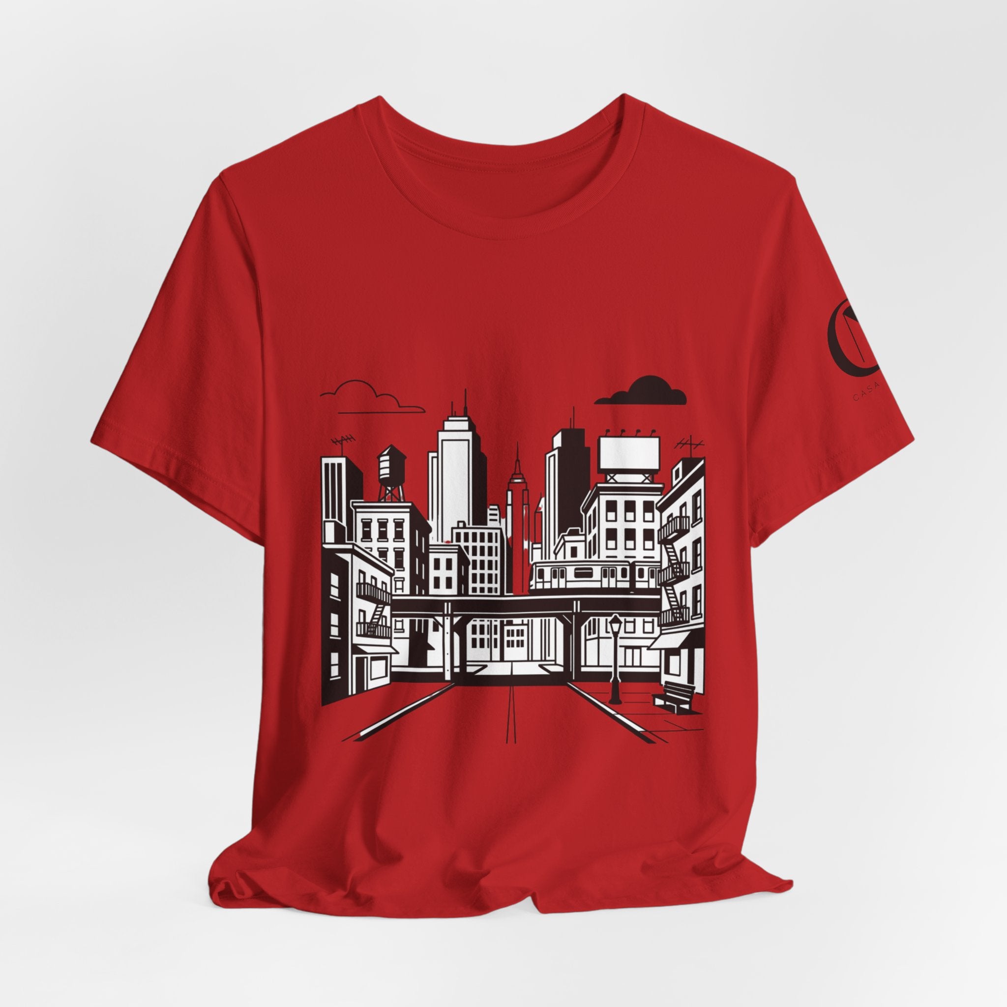 City Skyline T-Shirt — Monochrome Urban Streetwear Tee