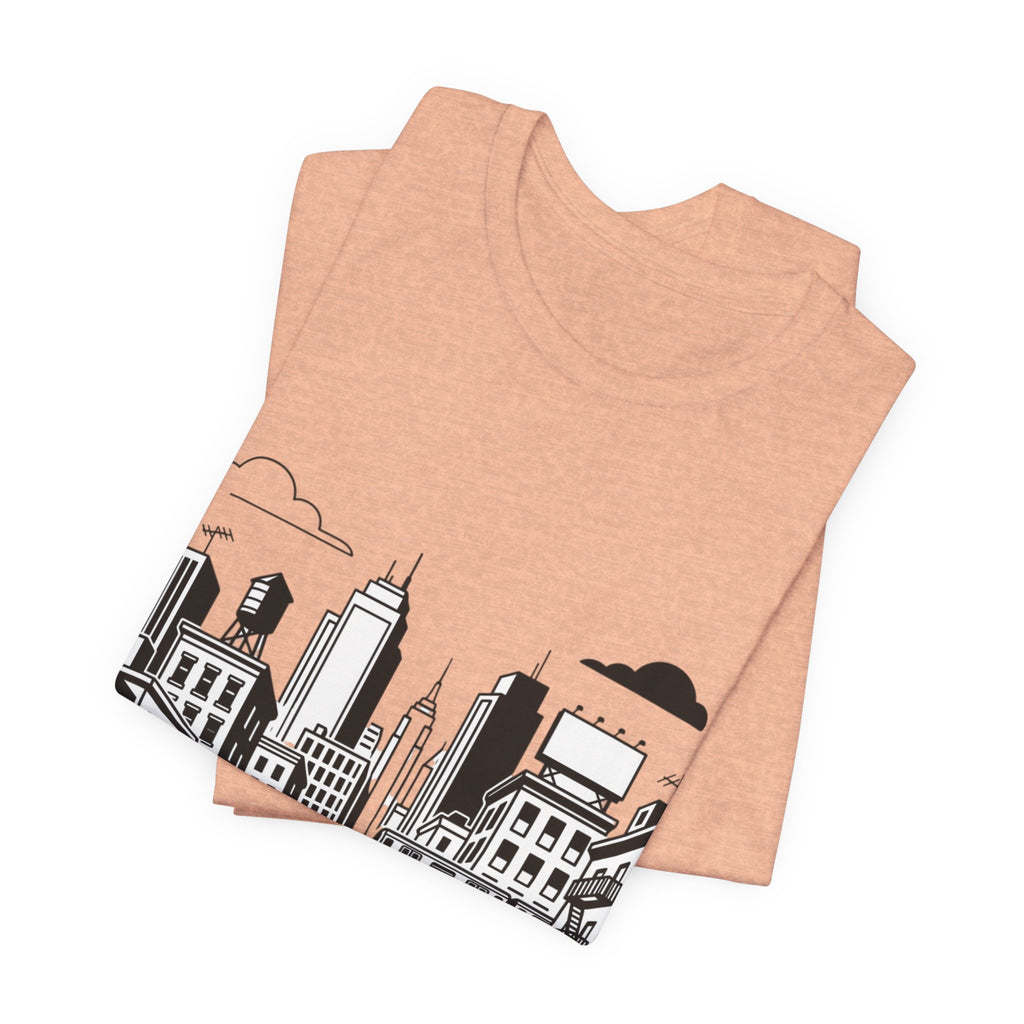 City Skyline T-Shirt — Monochrome Urban Streetwear Tee