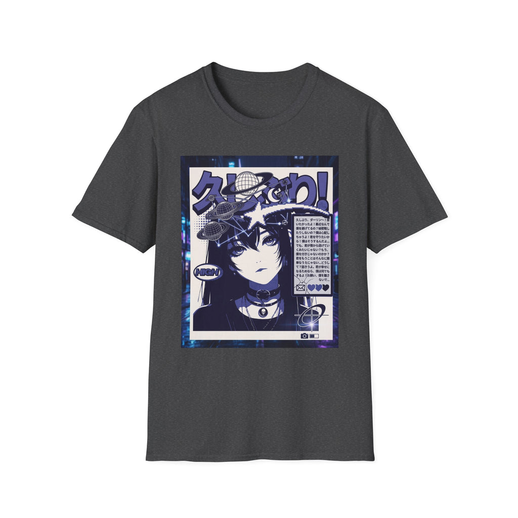 Anime Space Girl T-Shirt — Japanese Graphic Aesthetic Printify