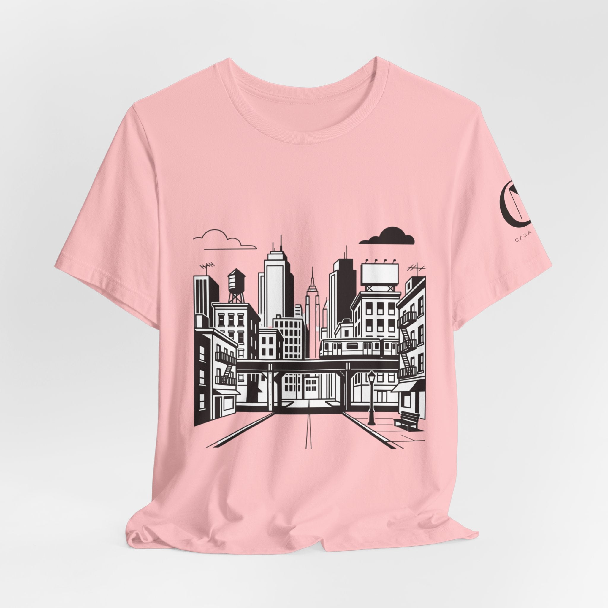 City Skyline T-Shirt — Monochrome Urban Streetwear Tee