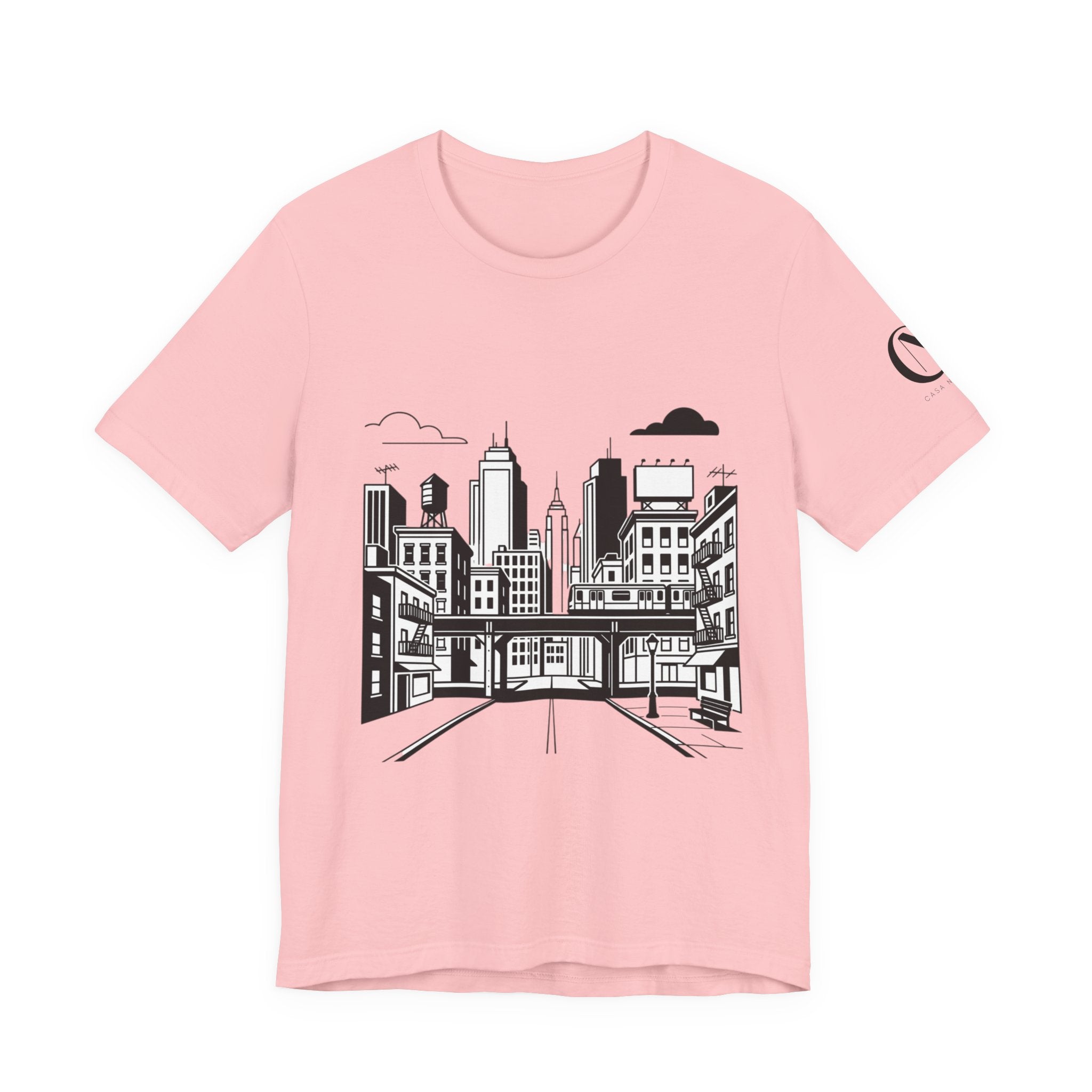 City Skyline T-Shirt — Monochrome Urban Streetwear Tee