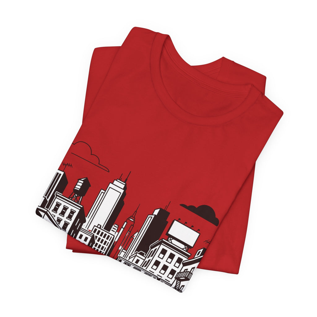 City Skyline T-Shirt — Monochrome Urban Streetwear Tee