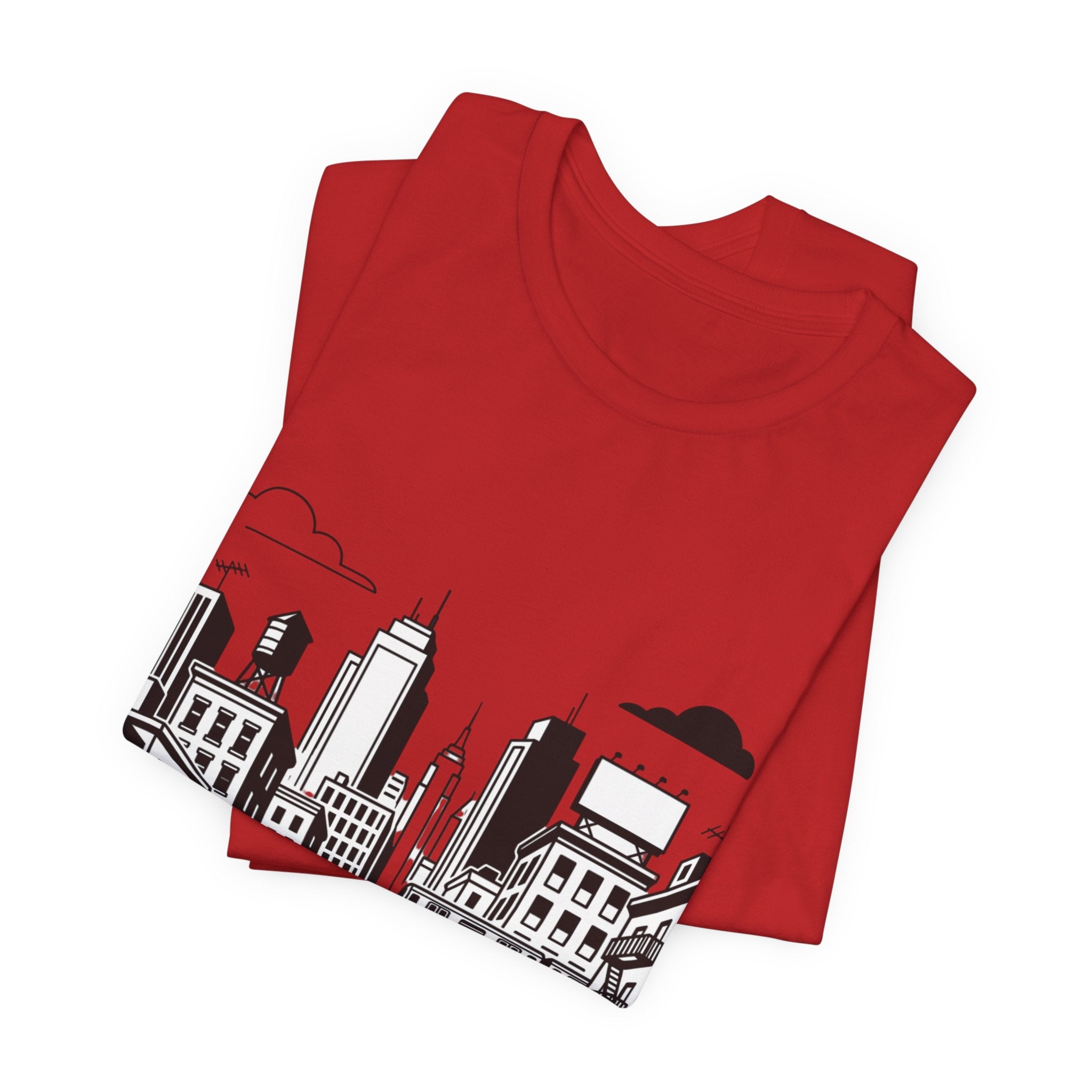 City Skyline T-Shirt — Monochrome Urban Streetwear Tee