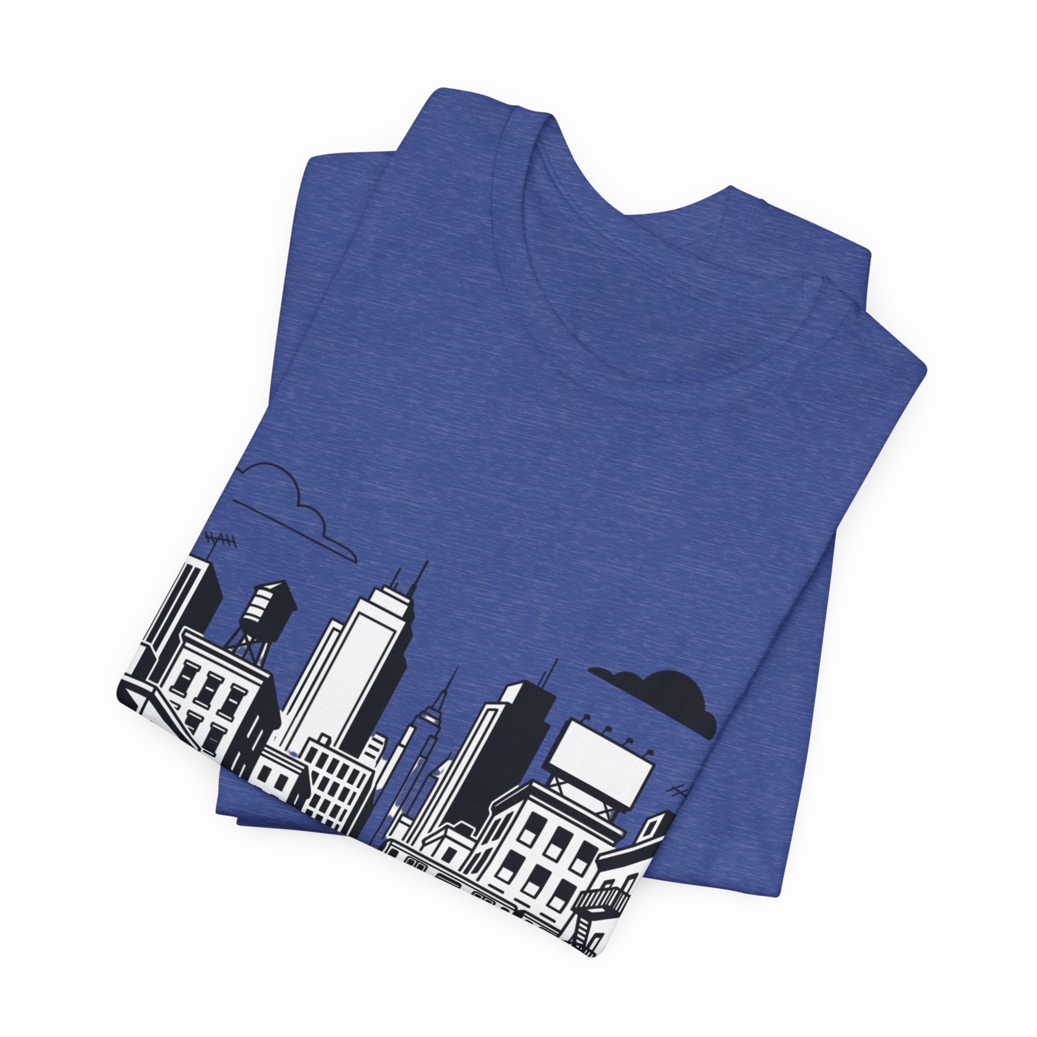 City Skyline T-Shirt — Monochrome Urban Streetwear Tee