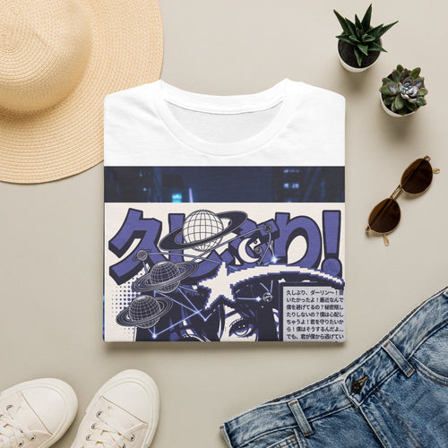 Anime Space Girl T-Shirt — Japanese Graphic Aesthetic Printify