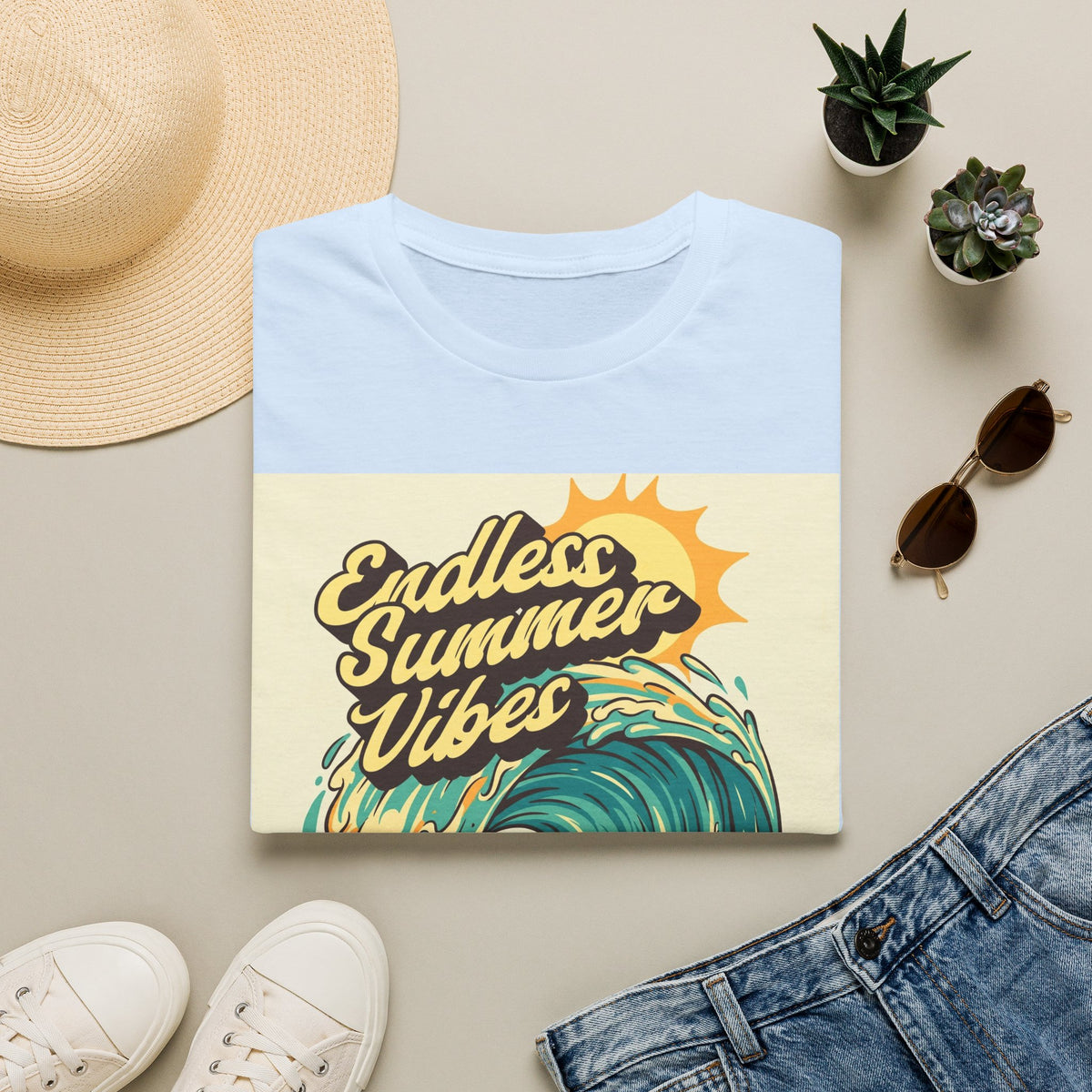 Endless Summer Vibes T-Shirt Printify