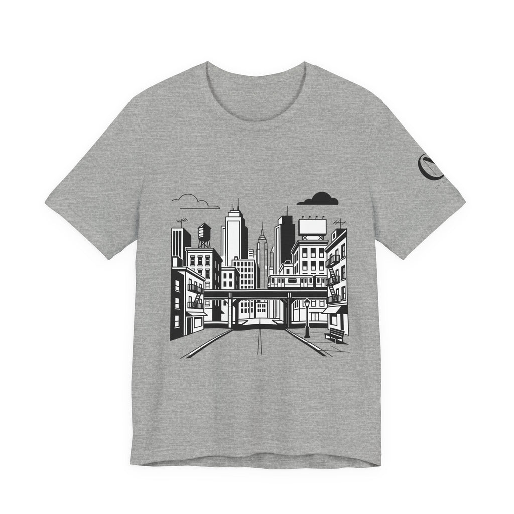 City Skyline T-Shirt — Monochrome Urban Streetwear Tee
