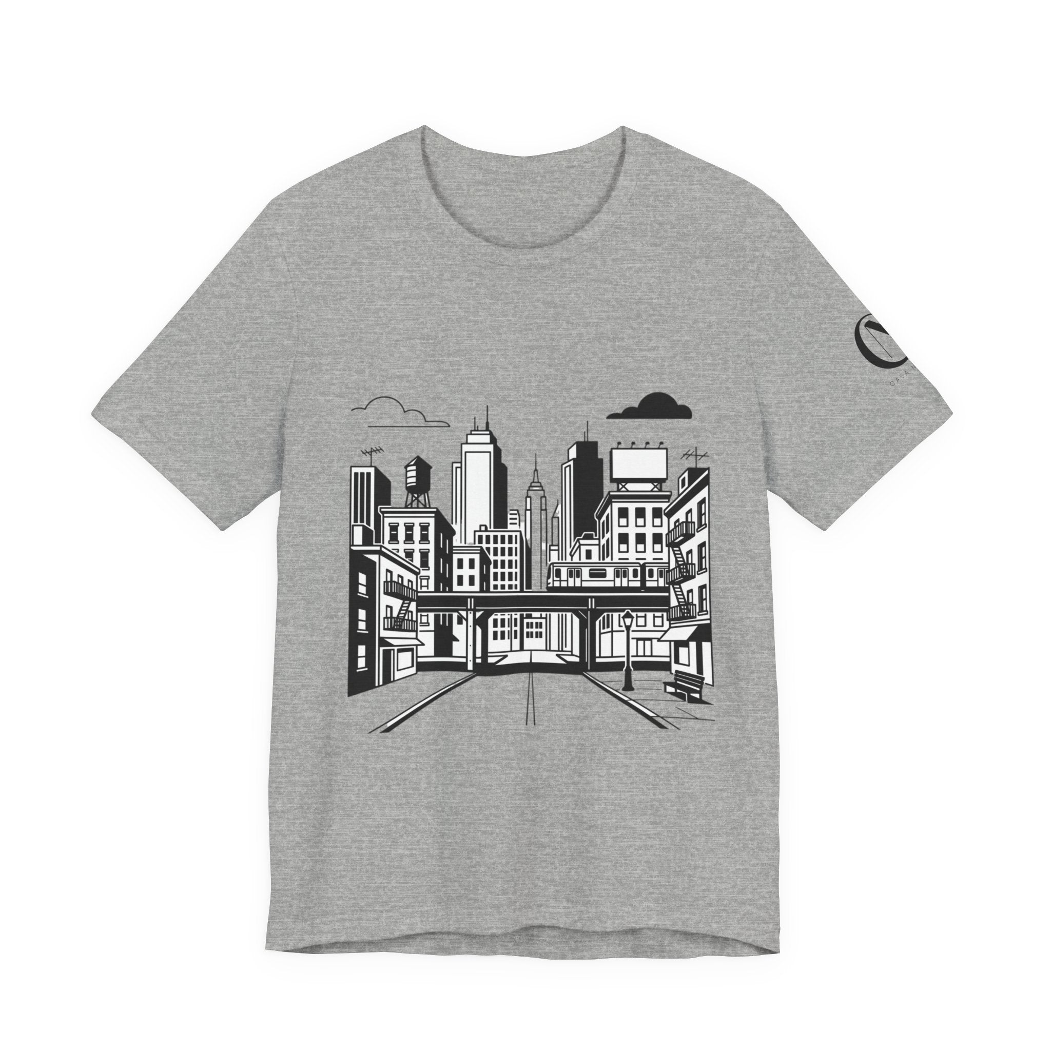 City Skyline T-Shirt — Monochrome Urban Streetwear Tee