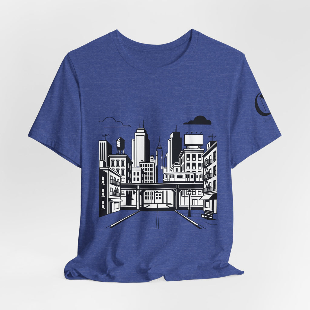 City Skyline T-Shirt — Monochrome Urban Streetwear Tee