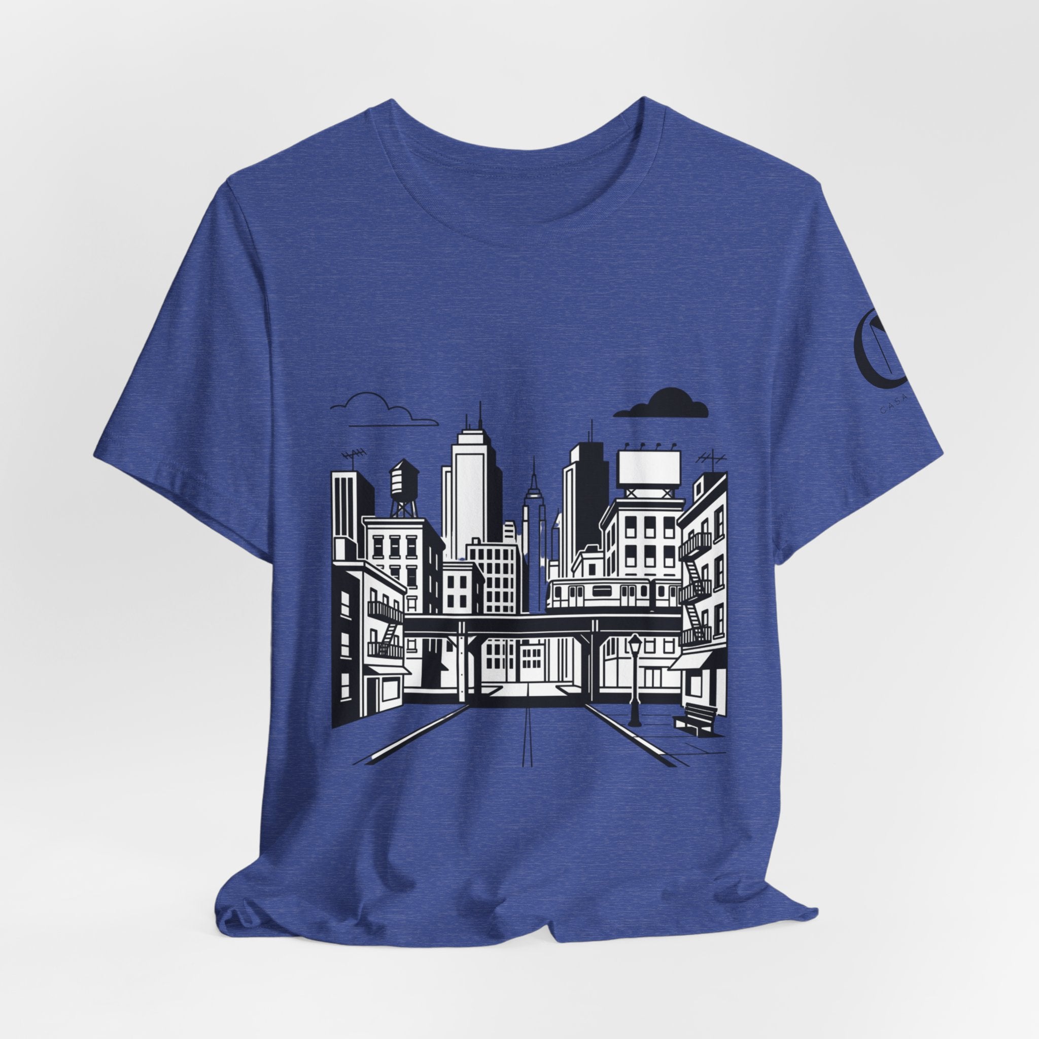 City Skyline T-Shirt — Monochrome Urban Streetwear Tee