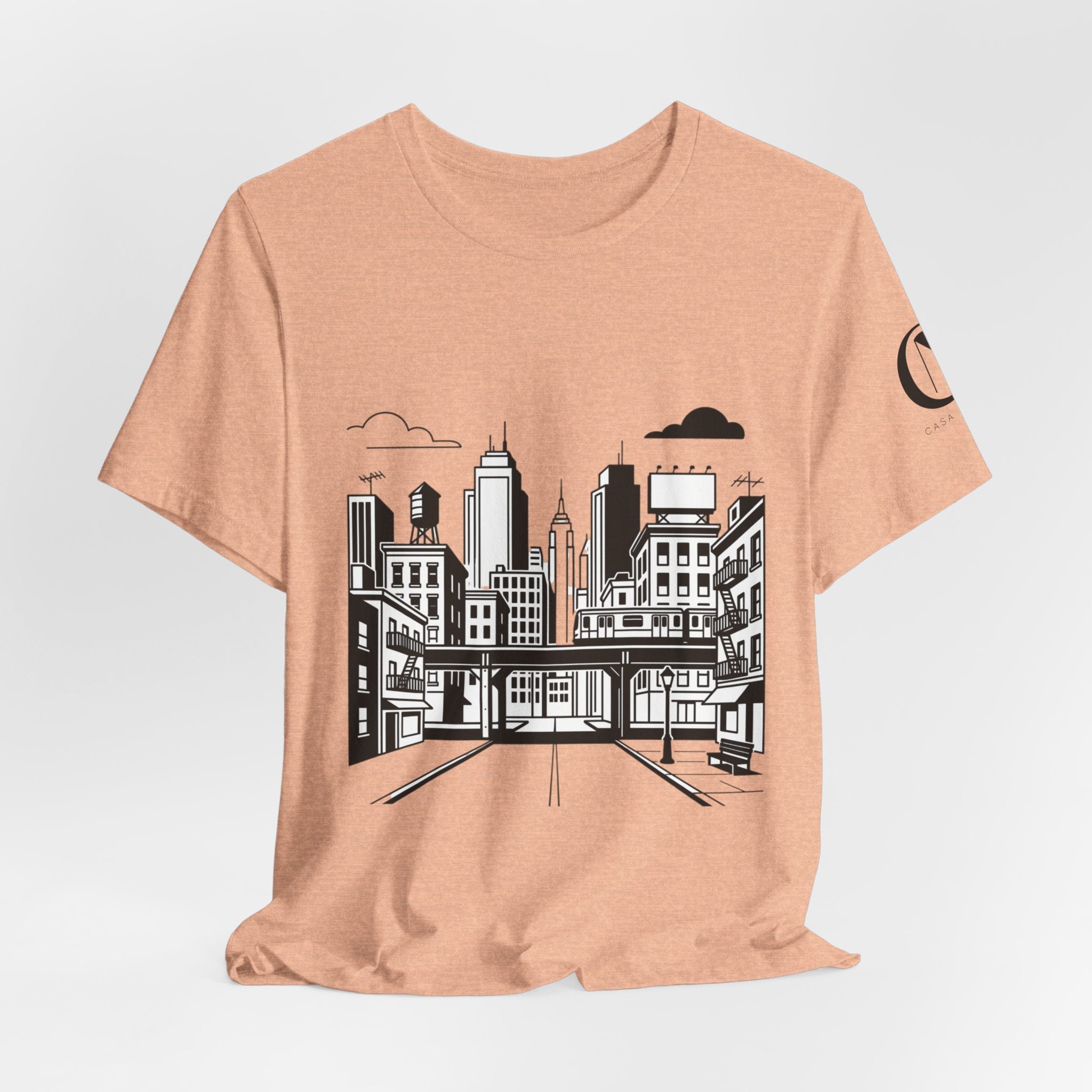 City Skyline T-Shirt — Monochrome Urban Streetwear Tee
