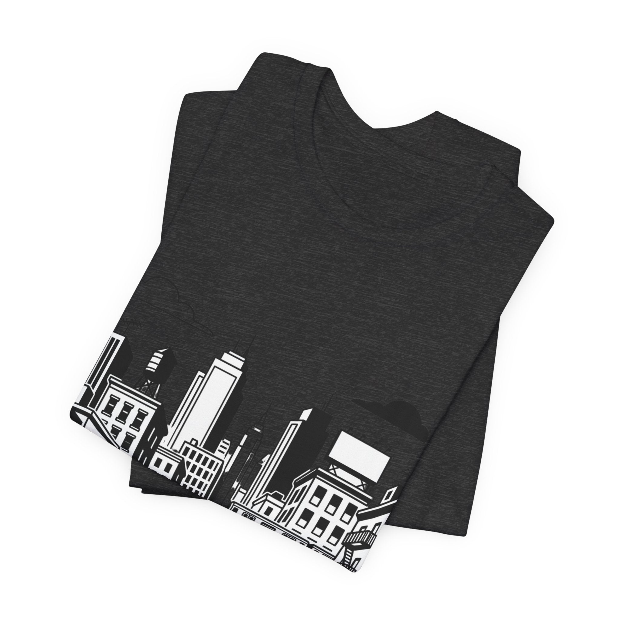 City Skyline T-Shirt — Monochrome Urban Streetwear Tee