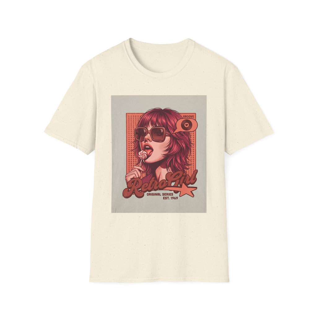 Retro Pop Art T-Shirt — 'Relax, Baby' Sunglasses Girl Graphic Printify