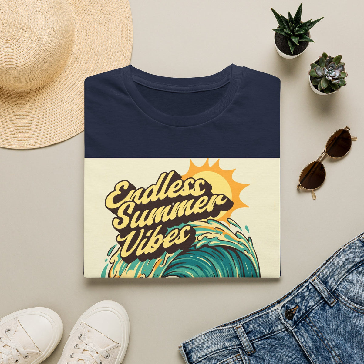 Endless Summer Vibes T-Shirt Printify